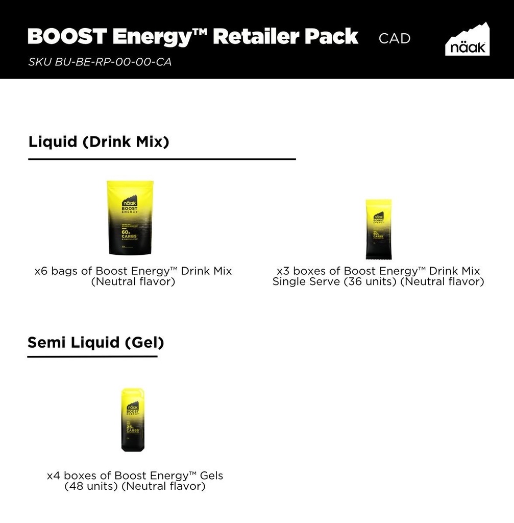 Boost Energy™ | Retailer Pack